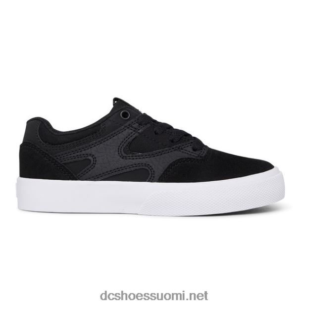 lasten kalis vulc -kengät musta valkoinen DC Shoes VXP4HP557