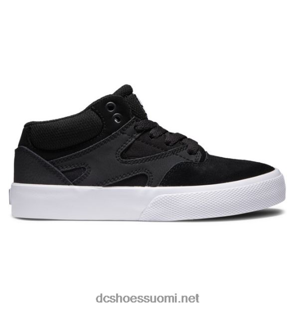 lasten kalis vulc mid-top -kengät musta valkoinen DC Shoes VXP4HP516
