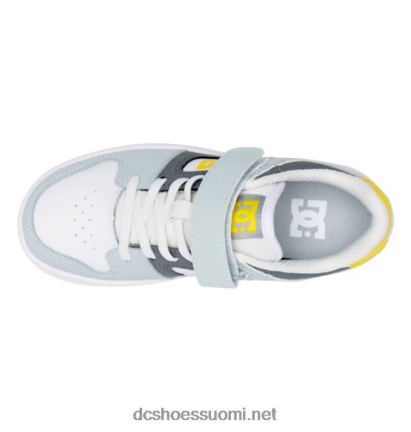 Lasten manteca 4 -kuminauhakengät harmaa/musta/keltainen DC Shoes VXP4HP553