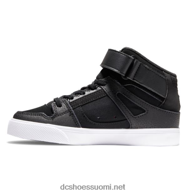 Lasten puhtaat korkeajoustaiset pitsikengät musta/liekki DC Shoes VXP4HP523