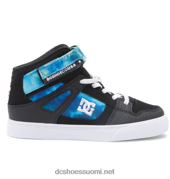 Lasten puhtaat korkeajoustaiset pitsikengät musta/sininen/vihreä DC Shoes VXP4HP533