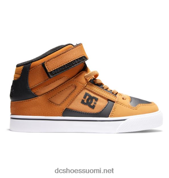 Lasten puhtaat korkeajoustaiset pitsikengät vehnää/mustaa DC Shoes VXP4HP522