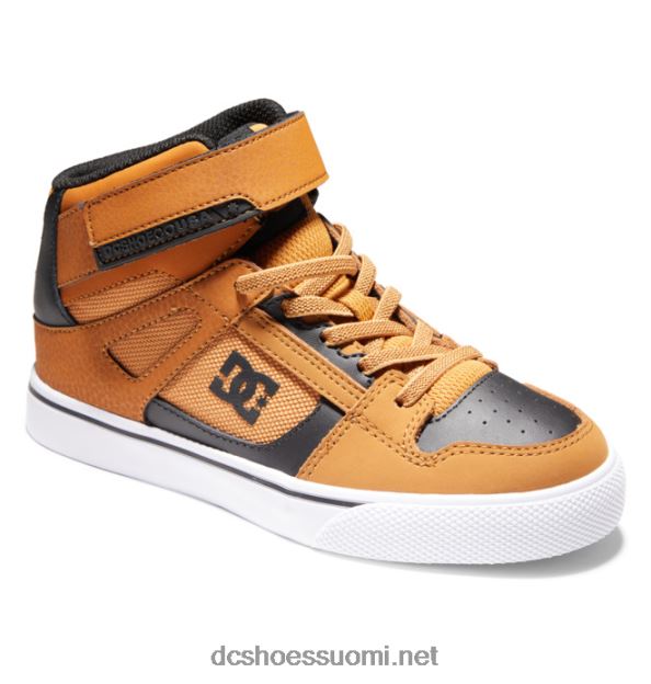 Lasten puhtaat korkeajoustaiset pitsikengät vehnää/mustaa DC Shoes VXP4HP522