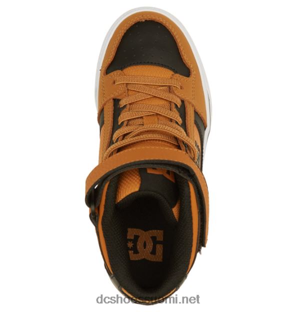 Lasten puhtaat korkeajoustaiset pitsikengät vehnää/mustaa DC Shoes VXP4HP522