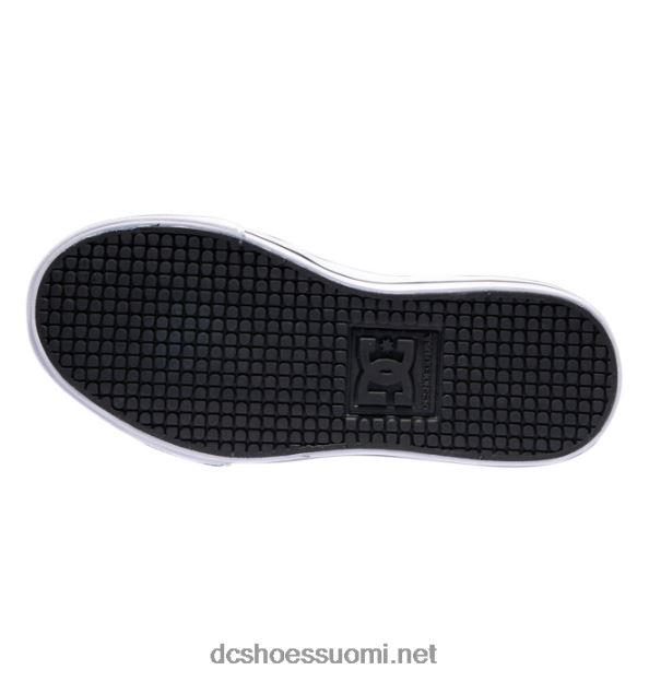 Lasten puhtaat mid-top kengät musta/harmaa/valkoinen DC Shoes VXP4HP549