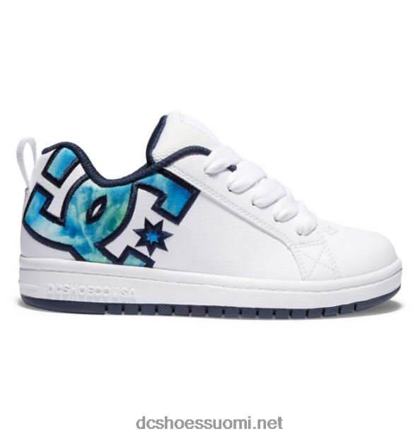 lasten pihagrafiikengät valkoinen/sininen/vihreä DC Shoes VXP4HP532
