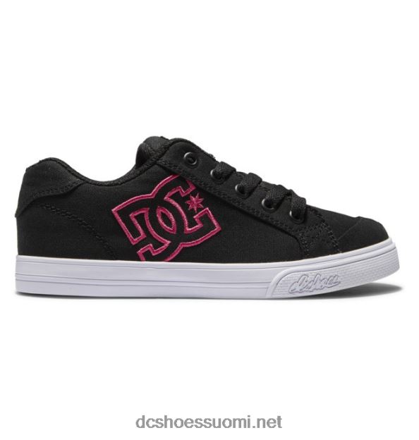 lasten chelsea-kengät musta/vaaleanpunainen stensiili DC Shoes VXP4HP528