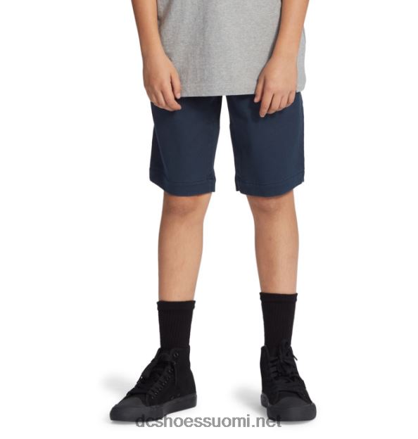 poikien työntekijän rennot chino-shortsit laivasto bleiseri DC Shoes VXP4HP519