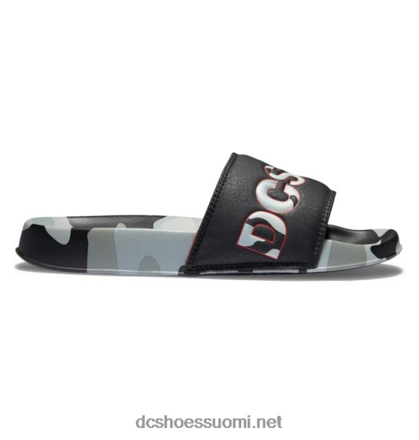dc slide - slider sandaalit miehille astro camo musta DC Shoes VXP4HP191