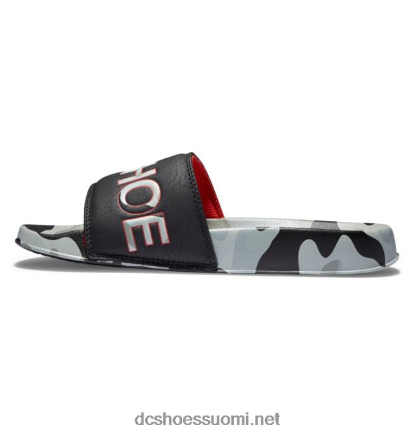 dc slide - slider sandaalit miehille astro camo musta DC Shoes VXP4HP191