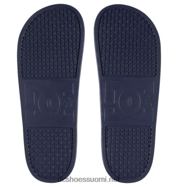 dc slide - slider sandaalit miehille laivasto/punainen DC Shoes VXP4HP240