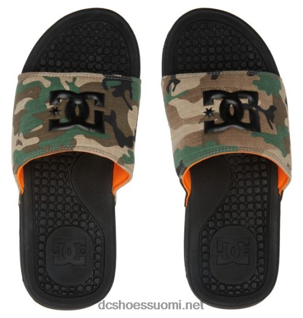 miesten bolsa-liukumäkiä musta/sotilaallinen maasto DC Shoes VXP4HP343
