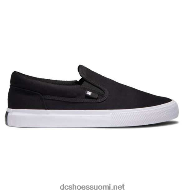 miesten käsikäyttöiset slip-on kengät musta valkoinen DC Shoes VXP4HP344