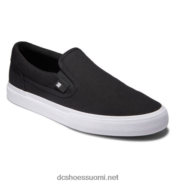 miesten käsikäyttöiset slip-on kengät musta valkoinen DC Shoes VXP4HP344