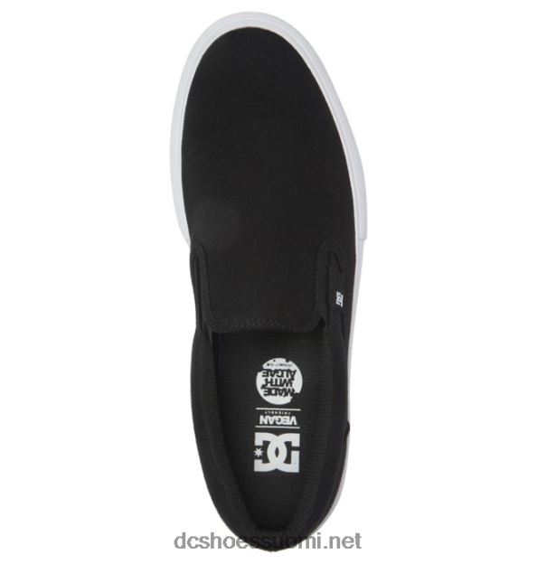 miesten käsikäyttöiset slip-on kengät musta valkoinen DC Shoes VXP4HP344
