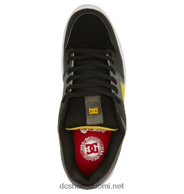 miesten lynx zero skate -kengät musta/harmaa/keltainen DC Shoes VXP4HP390