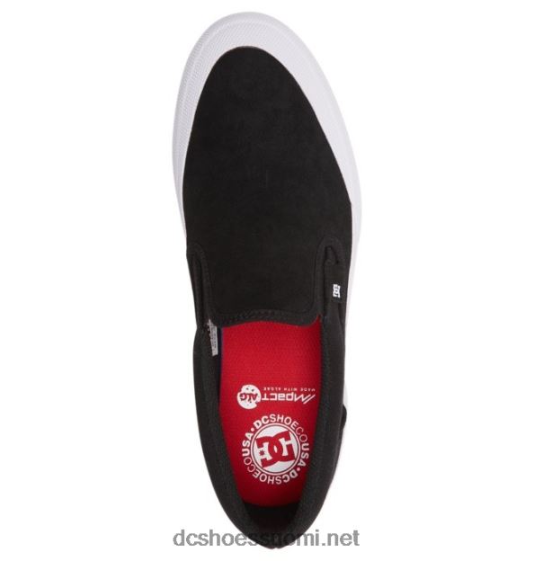 miesten manuaaliset rt slip-on luistinkengät musta valkoinen DC Shoes VXP4HP391