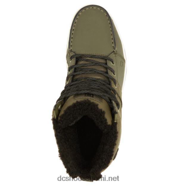 miesten metsäsaappaat talvisaappaat vaalea oliivi/osteri DC Shoes VXP4HP238