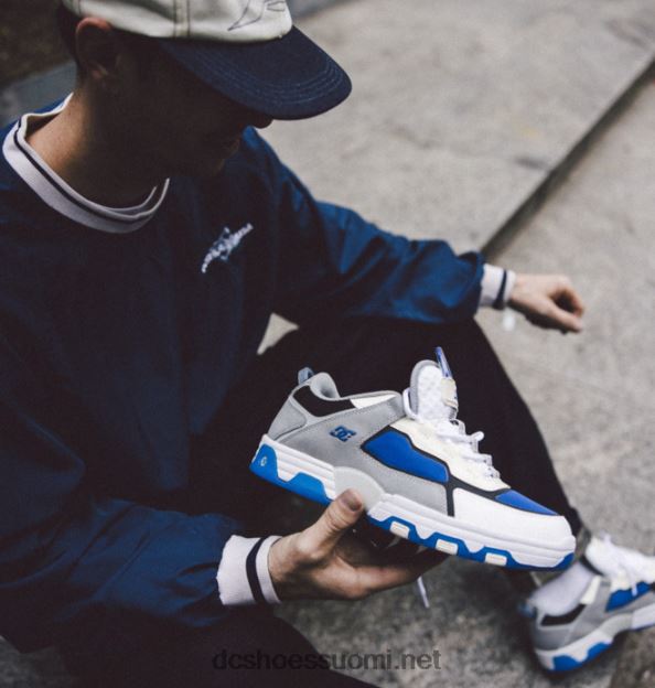 miesten metriset shanahan-kengät harmaa/valkoinen/sininen DC Shoes VXP4HP16