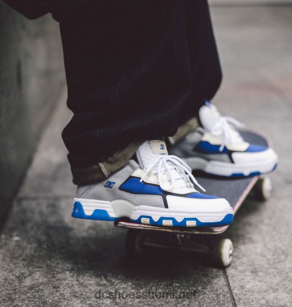 miesten metriset shanahan-kengät harmaa/valkoinen/sininen DC Shoes VXP4HP16