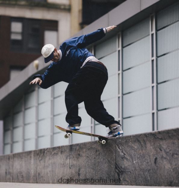 miesten metriset shanahan-kengät harmaa/valkoinen/sininen DC Shoes VXP4HP16