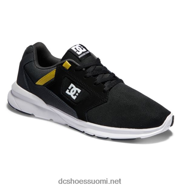 miesten skyline kevyet kengät musta/harmaa/keltainen DC Shoes VXP4HP23