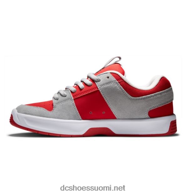 miesten lynx zero -kengät harmaa/punainen DC Shoes VXP4HP386