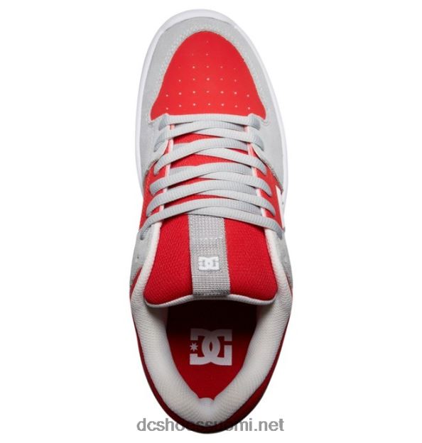 miesten lynx zero -kengät harmaa/punainen DC Shoes VXP4HP386