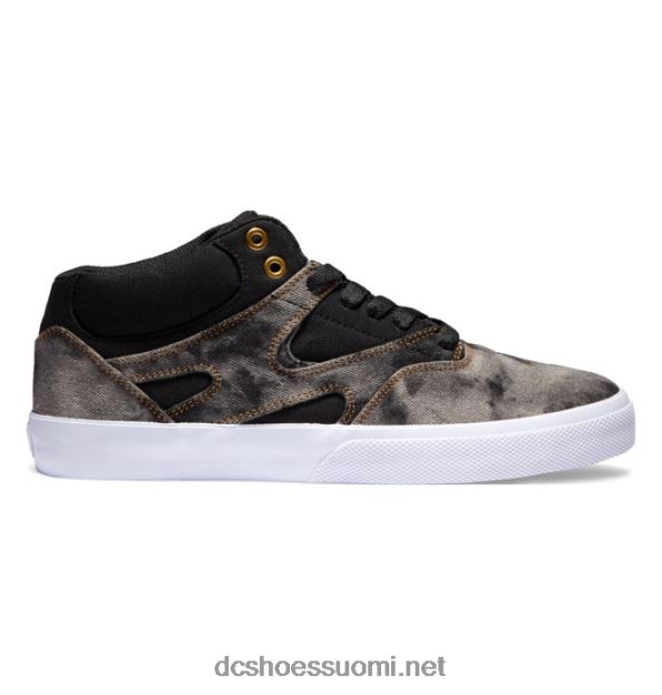 kalis vulc mid - mid-top -kengät miehille musta denim DC Shoes VXP4HP203