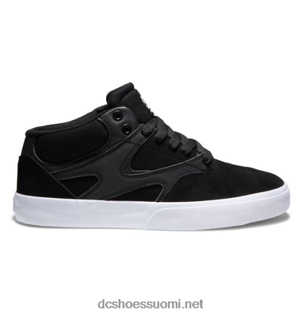kalis vulc mid - mid-top -kengät miehille musta valkoinen DC Shoes VXP4HP107