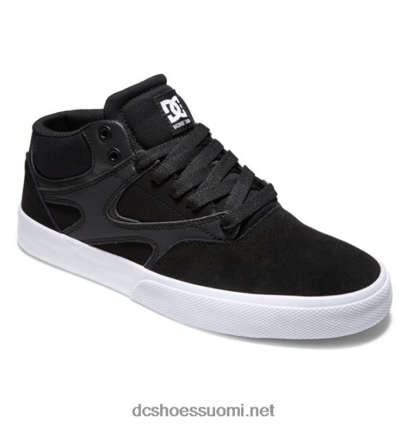 kalis vulc mid - mid-top -kengät miehille musta valkoinen DC Shoes VXP4HP107
