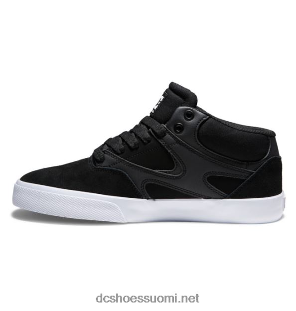 kalis vulc mid - mid-top -kengät miehille musta valkoinen DC Shoes VXP4HP107