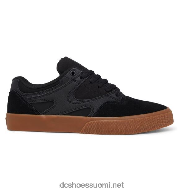 kalis vulc - miesten kengät musta/kumi DC Shoes VXP4HP62