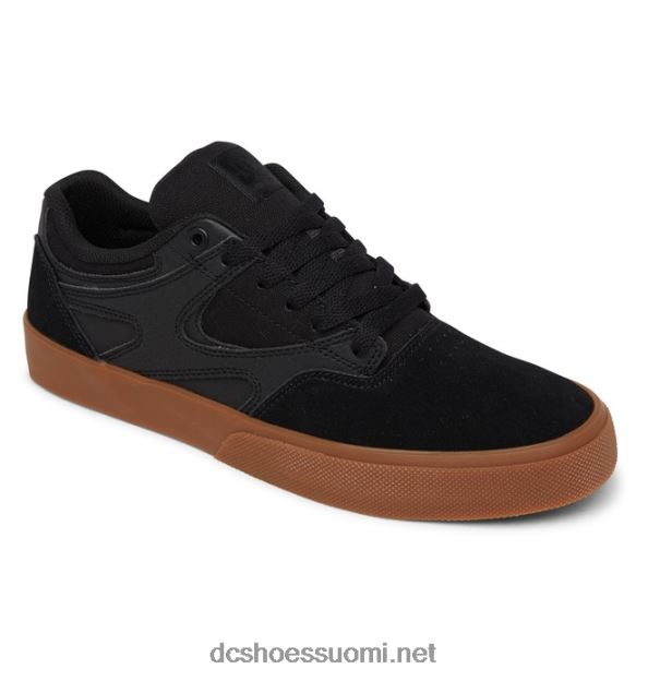 kalis vulc - miesten kengät musta/kumi DC Shoes VXP4HP62