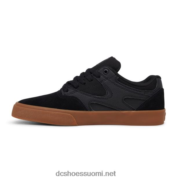 kalis vulc - miesten kengät musta/kumi DC Shoes VXP4HP62