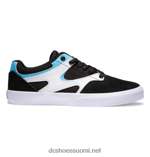 kalis vulc - miesten kengät musta/valkoinen/sininen DC Shoes VXP4HP63