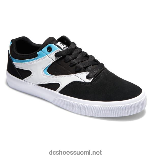kalis vulc - miesten kengät musta/valkoinen/sininen DC Shoes VXP4HP63