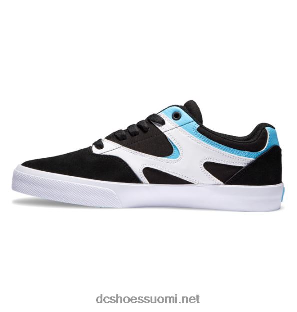 kalis vulc - miesten kengät musta/valkoinen/sininen DC Shoes VXP4HP63