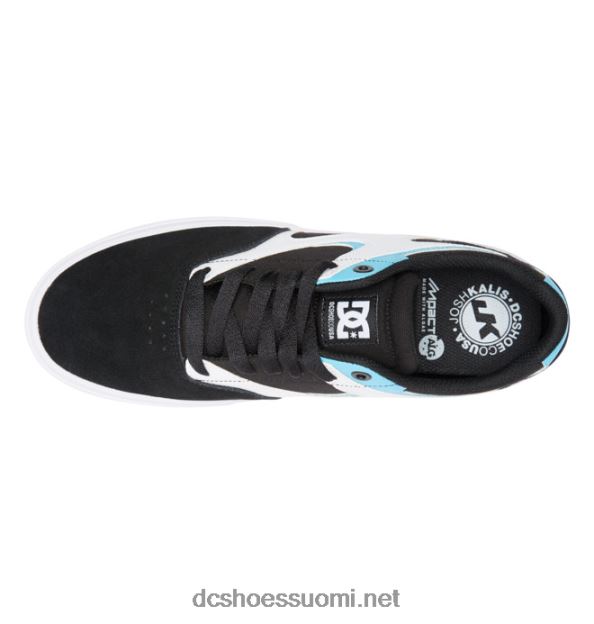 kalis vulc - miesten kengät musta/valkoinen/sininen DC Shoes VXP4HP63