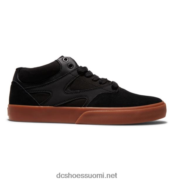 miesten kalis vulc mid-top -kengät musta/kumi DC Shoes VXP4HP350