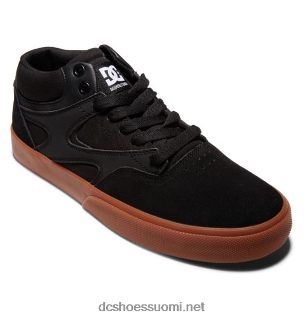 miesten kalis vulc mid-top -kengät musta/kumi DC Shoes VXP4HP350