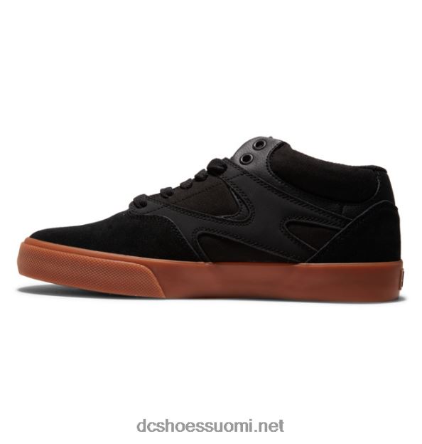 miesten kalis vulc mid-top -kengät musta/kumi DC Shoes VXP4HP350