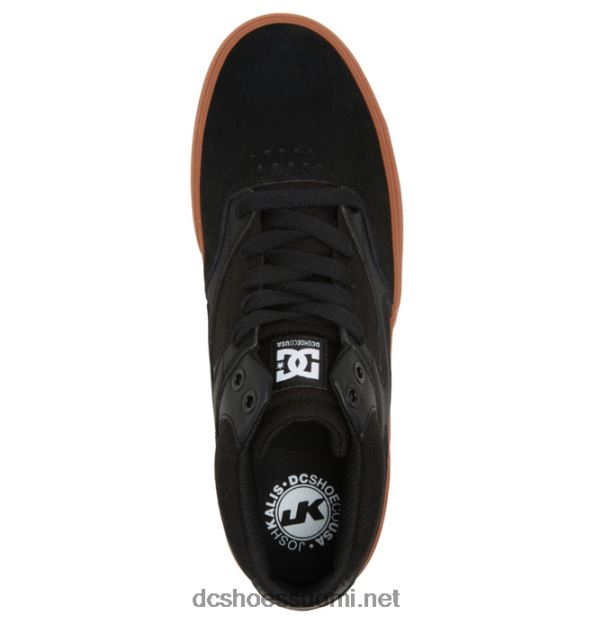 miesten kalis vulc mid-top -kengät musta/kumi DC Shoes VXP4HP350