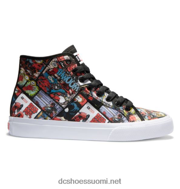 miesten marvel deadpool x dc manual hi high-top kengät musta multi DC Shoes VXP4HP214