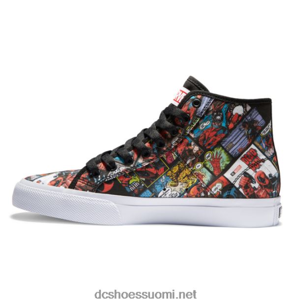 miesten marvel deadpool x dc manual hi high-top kengät musta multi DC Shoes VXP4HP214