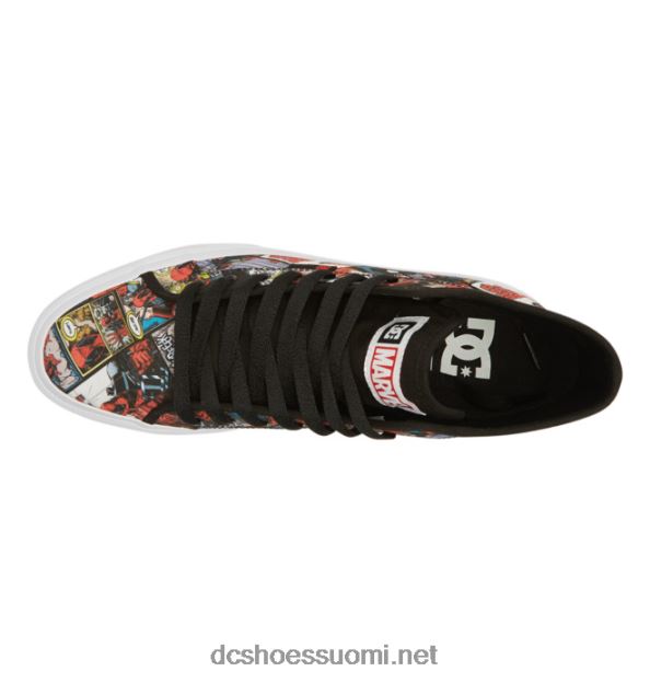 miesten marvel deadpool x dc manual hi high-top kengät musta multi DC Shoes VXP4HP214