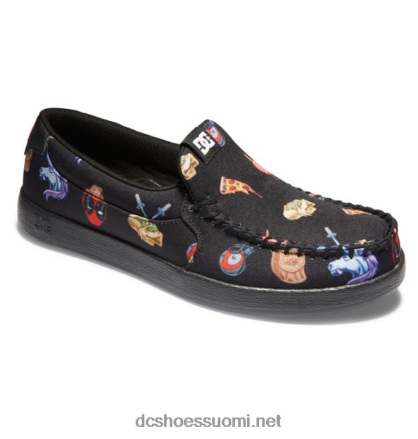 miesten marvel deadpool x dc roisto 2 musta/printti DC Shoes VXP4HP259