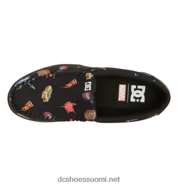 miesten marvel deadpool x dc roisto 2 musta/printti DC Shoes VXP4HP259