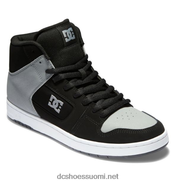 manteca 4 hi - miesten korkeat kengät musta/harmaa DC Shoes VXP4HP323