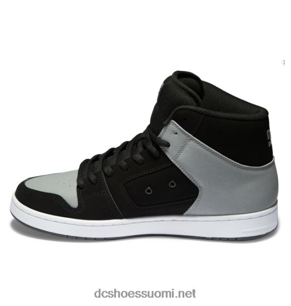manteca 4 hi - miesten korkeat kengät musta/harmaa DC Shoes VXP4HP323